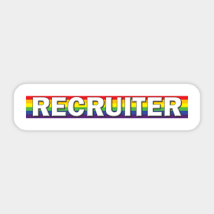 Recruiter Sticker